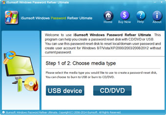 iSumsoft Windows Password Refixer Ultimate
