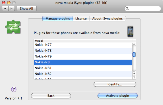 iSync plugins