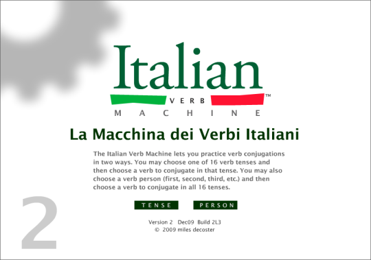 Italian Verb Machine