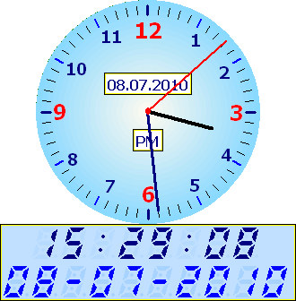 ITS Analog & Digital Clock