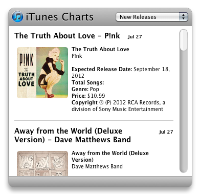 iTunes Charts