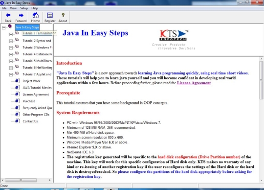 Java In Easy Steps