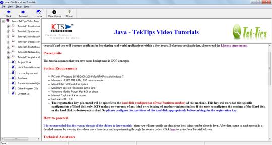 Java - TekTips Video Tutorials