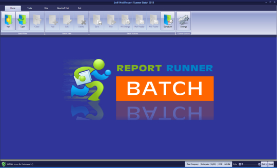 Jeff-Net Report Runner Batch for Crystal Reports