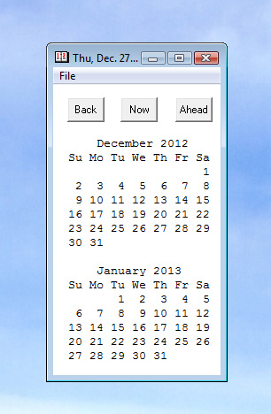 Jeff's Desktop Calendar