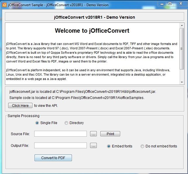 jOfficeConvert for Linux