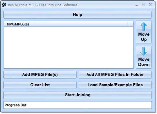 Join Multiple MPEG Files Into One Software