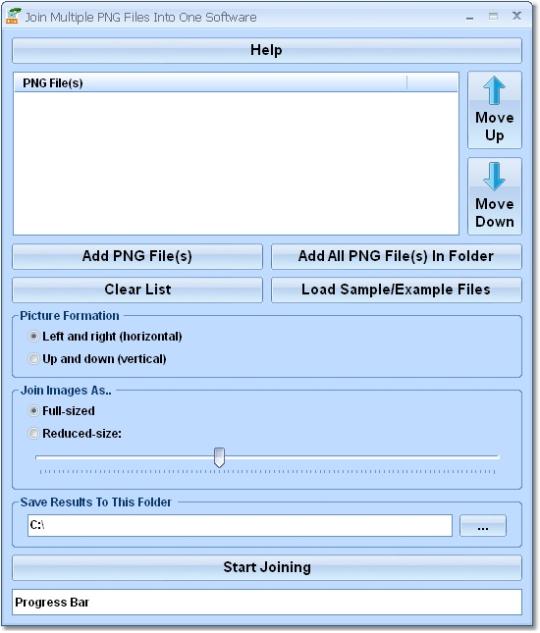 Join Multiple PNG Files Into One Software