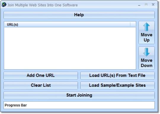Join Multiple Web Sites Into One Software