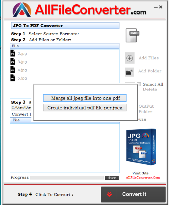 JPEG to PDF Converter