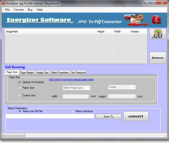 JPG to PDF Software