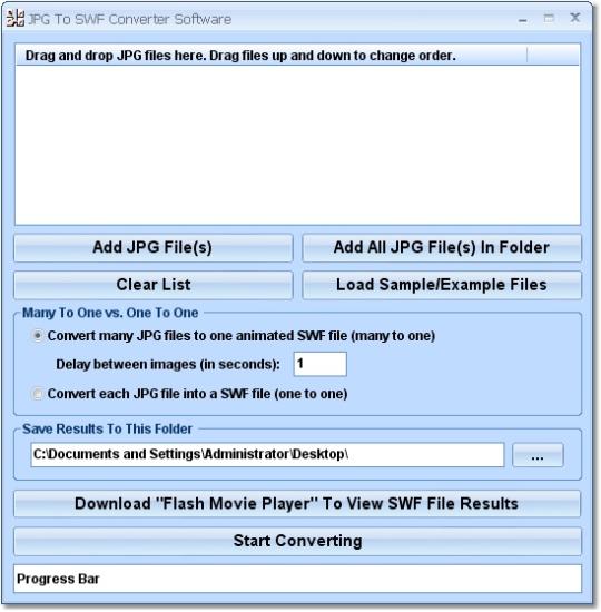 JPG To SWF Converter Software