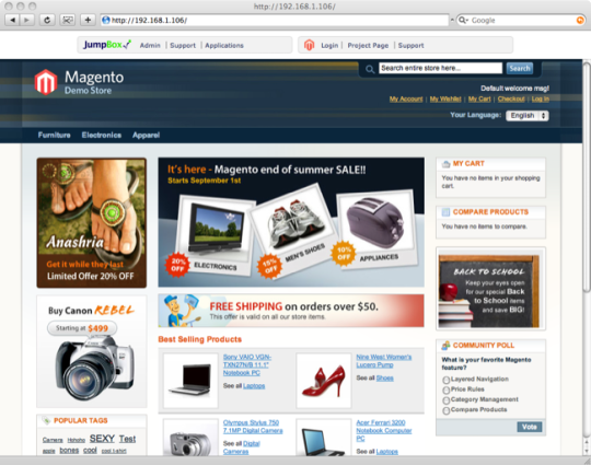 JumpBox for the Magento eCommerce