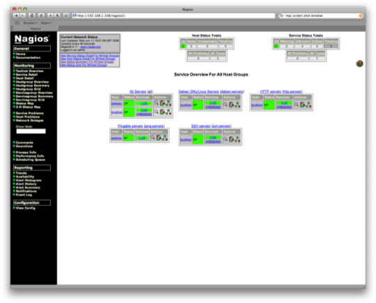 JumpBox for the Nagios 2.x Network Monitoring System