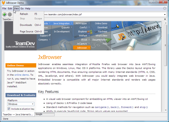 JxBrowser