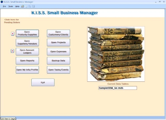 K.I.S.S. Small Business Manager
