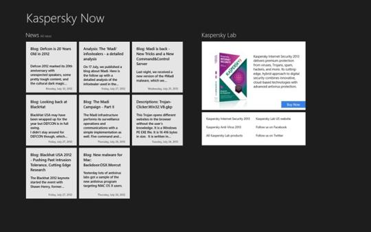 Kaspersky Now for Windows 8