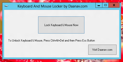 Keyboard And Mouse Locker