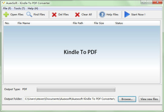 Kindle To PDF Converter