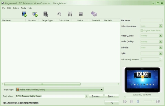 Kingconvert HTC Jetstream Video Converter