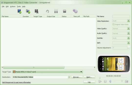 Kingconvert HTC One S Video Converter