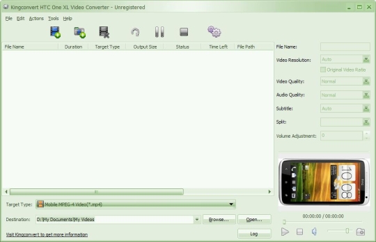 Kingconvert HTC One XL Video Converter