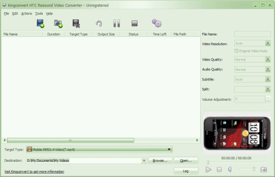 Kingconvert HTC Rezound Video Converter