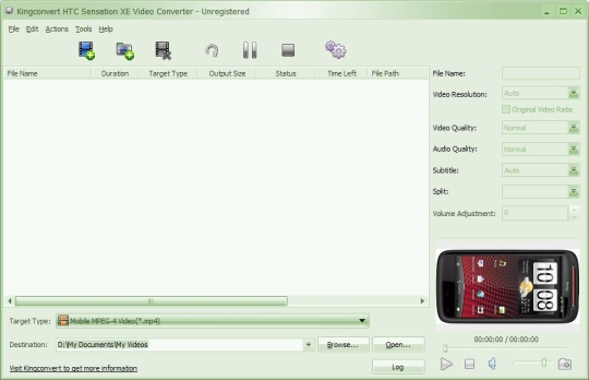 Kingconvert HTC Sensation XE Video Converter
