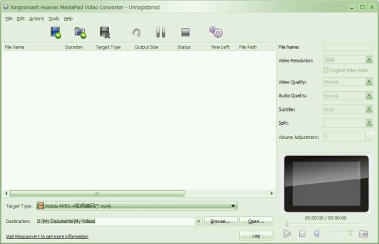 Kingconvert Huawei MediaPad Video Converter