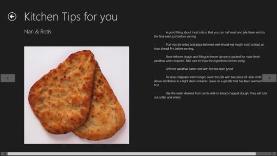 Kitchen Tips for Windows 8