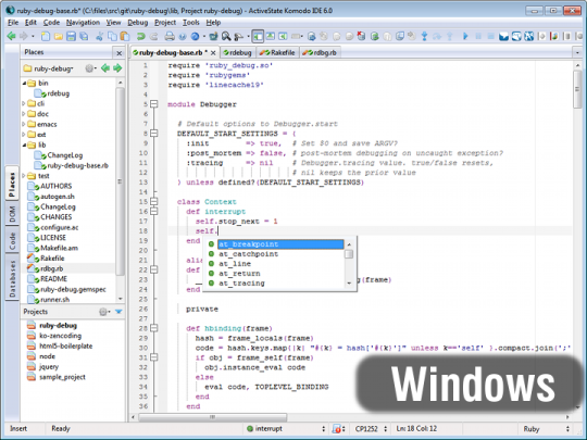 Komodo IDE for Windows