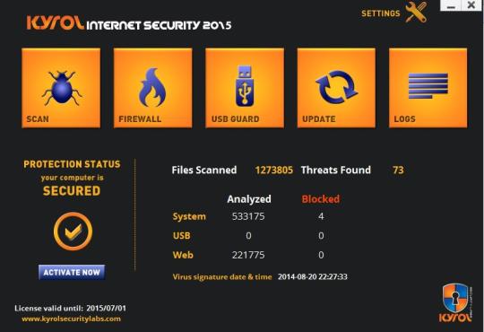 KYROL Internet Security 2015
