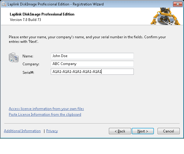 Laplink DiskImage - 64 bit