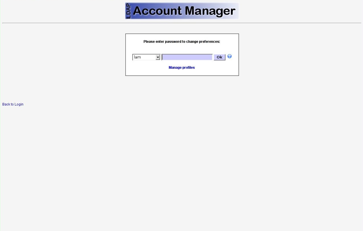 LDAP Account Manager