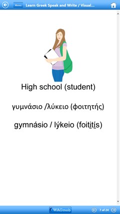Learn Greek by WAGmob for Windows 8