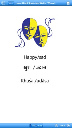 Learn Hindi by WAGmob for Windows 8