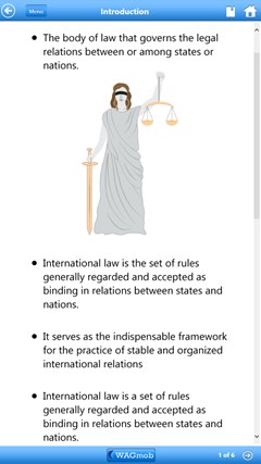 Learn International Law by WAGmob