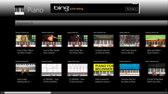 Learn Piano for Windows 8