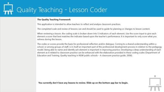 Lesson Coder for Windows 8
