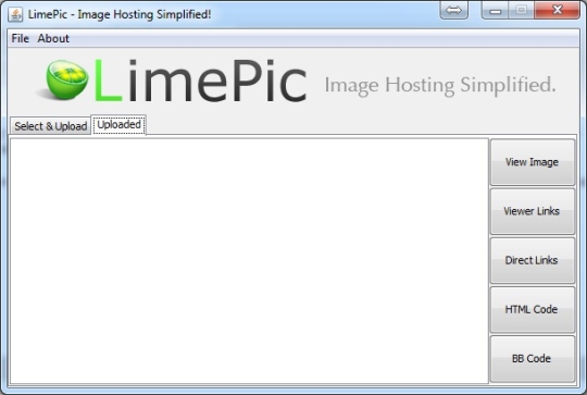 LimePic Desktop Uploader