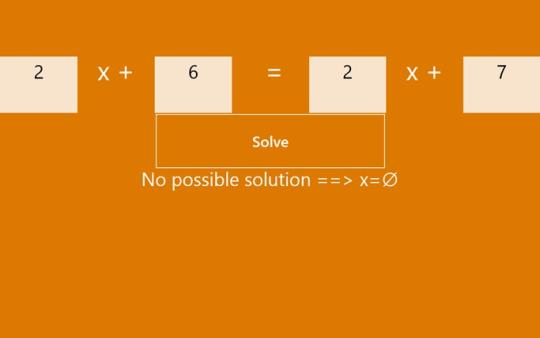 Linear Equation Solver for Windows 8