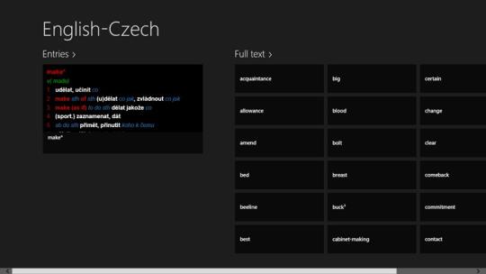 Lingea English-Czech Dictionary Plus for Windows 8