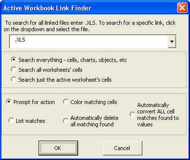 Link Finder for Microsoft Excel