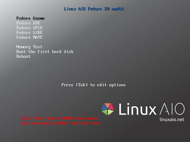 Linux AIO Fedora