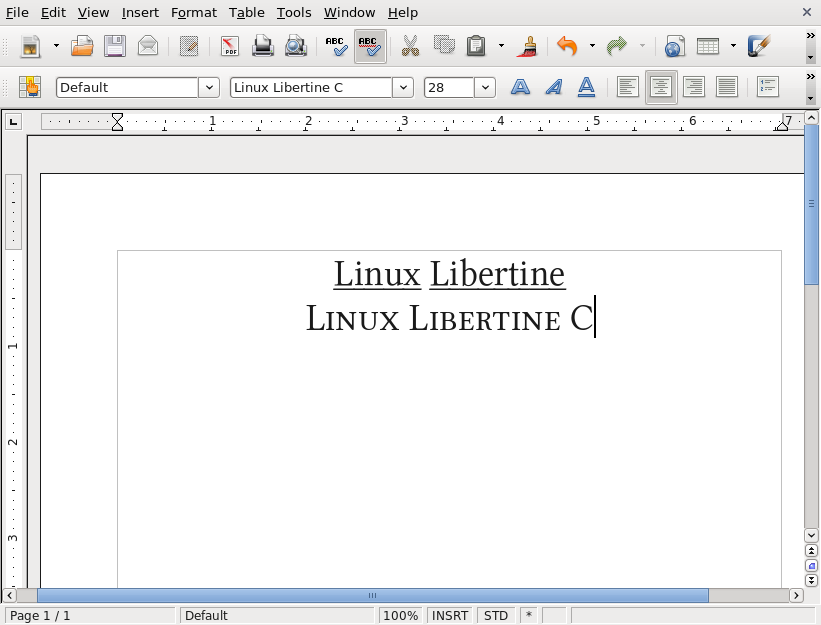Linux Libertine Open Fonts