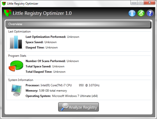 Little Registry Optimizer Portable Edition