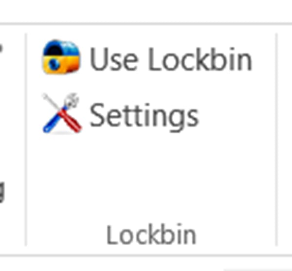 Lockbin Add-in for Microsoft Outlook