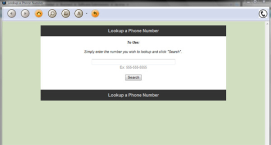 Lookup a Phone Number