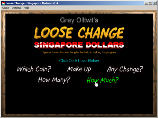 Loose Change - Singapore Dollars