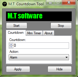 M.T Countdown Tool